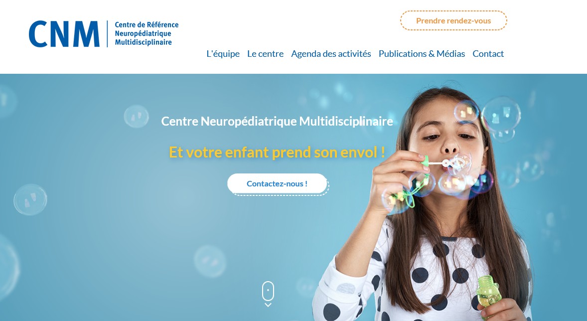 Un nouveau site web pour le Centre Neuropédiatrique Multidisciplinaire